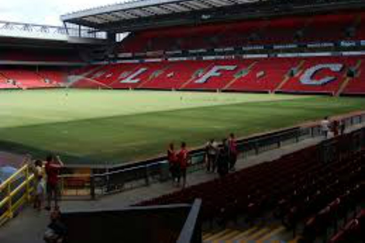 Anfield Football Stadium.